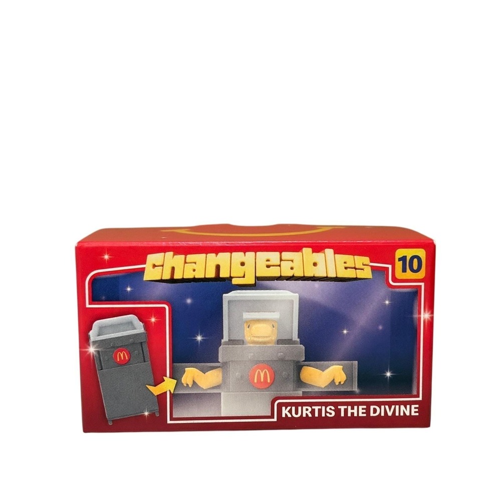 Mcdonalds Changeables Happy Meal Toy New #10 Kurtis The Divine